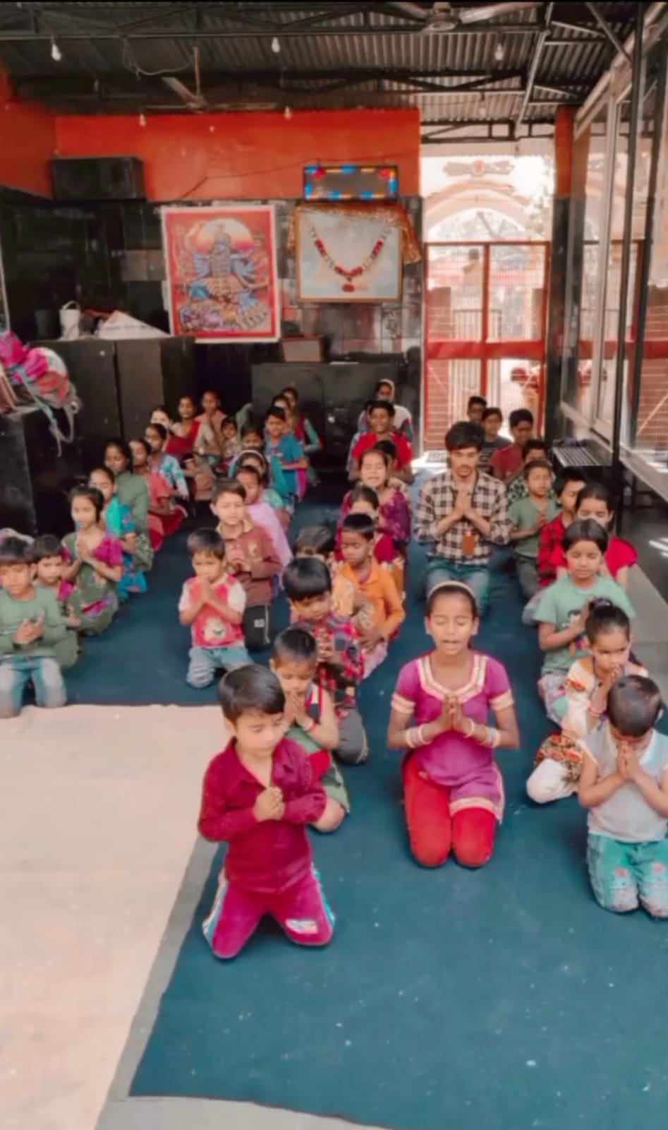 Children engaged in learning activities